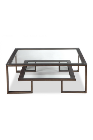 Bronze Framed Glass Coffee Table | Liang & Eimil Mayfair | Oroa.com