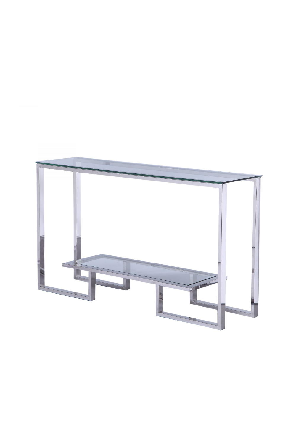 Silver Contemporary Console Table | Liang & Eimil Mayfair | Oroa.com