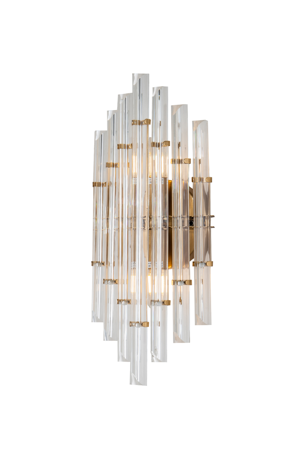 Faceted Glass Rods Wall Lamp | Liang & Eimil Drop | OROA.com