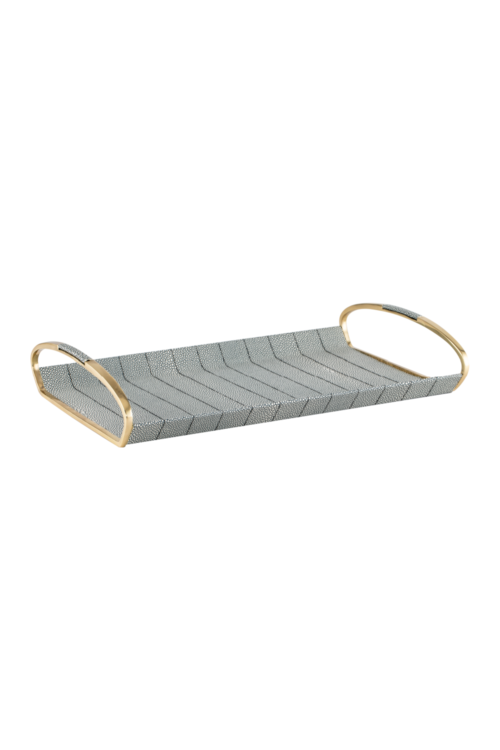 Modern Shagreen Tray | Liang & Eimil Linea | OROA.com