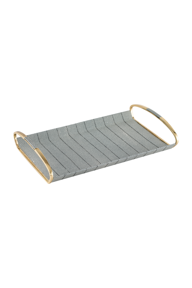 Modern Shagreen Tray | Liang & Eimil Linea | OROA.com
