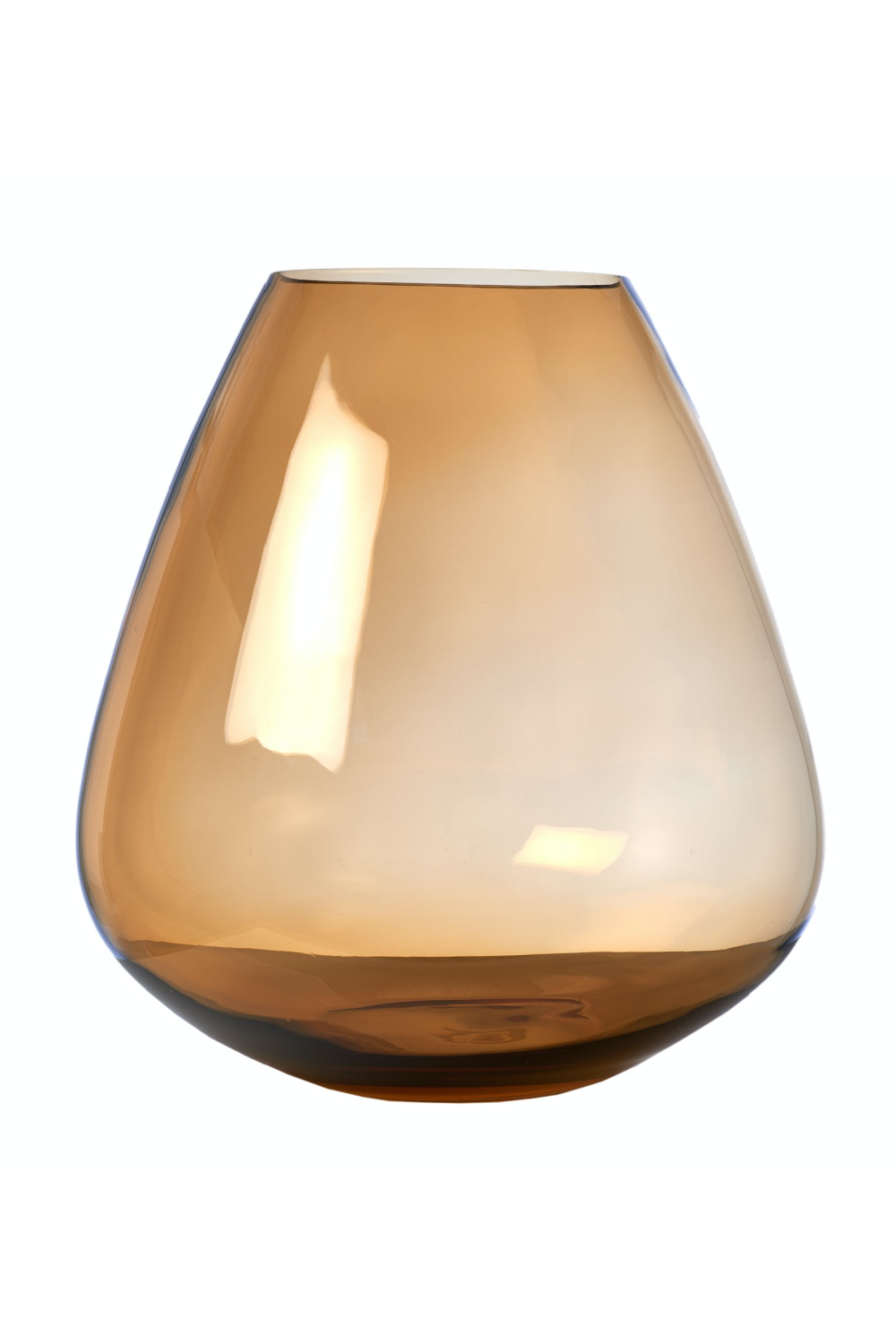 Beige Glass Vase | Pols Potten Wiskey | OROA.com