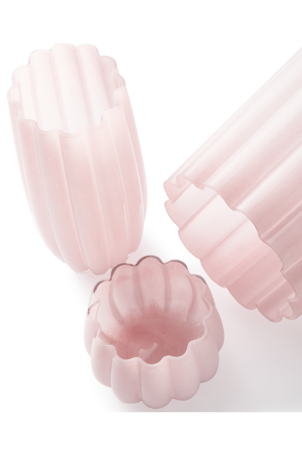 Light Pink Glass Vase M | Pols Potten Melon | Oroa.com
