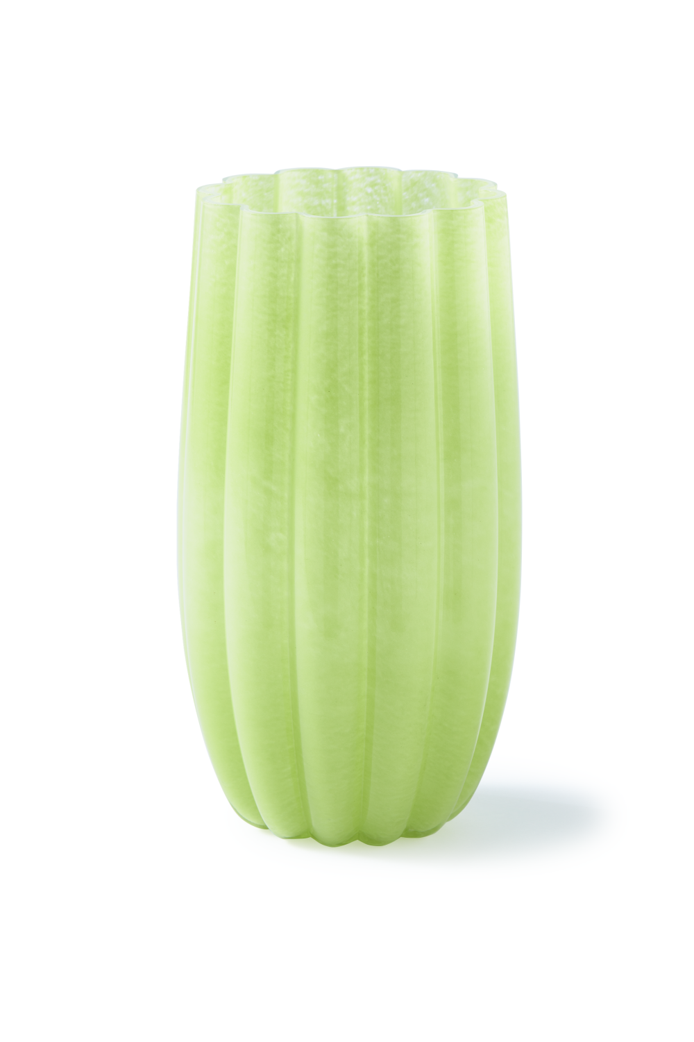 Olive Green Glass Vase L | Pols Potten Melon | Oroa.com