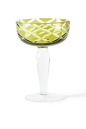 Multi-Colored Coupe Glass | Pols Potten Cuttings | Oroa.com