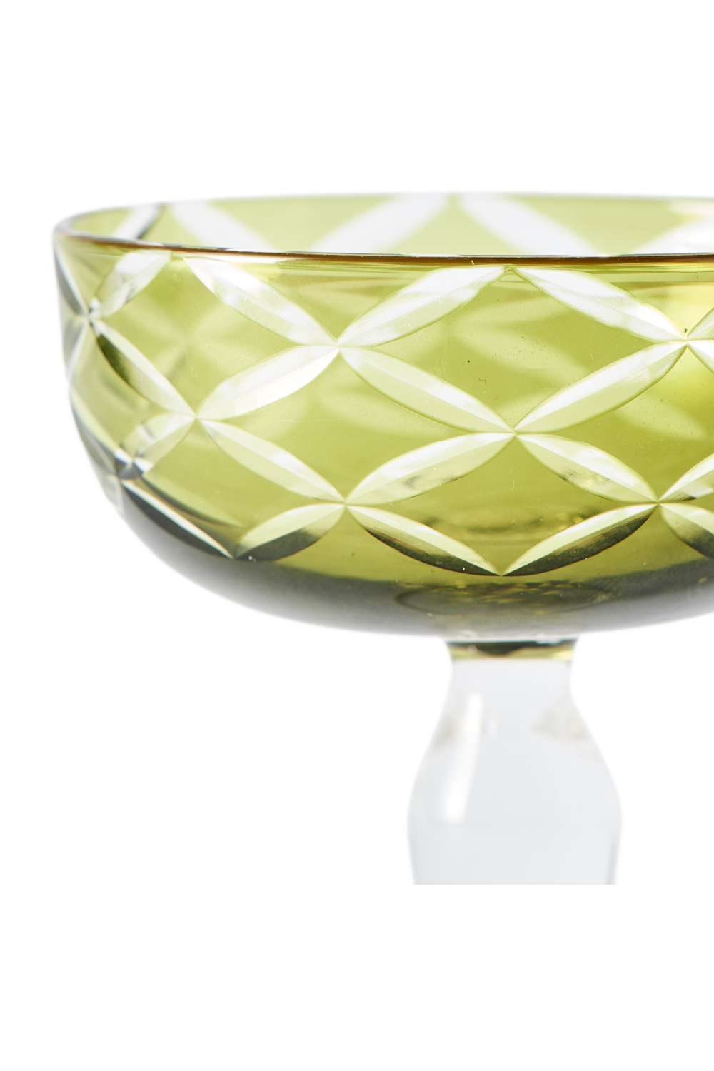 Multi-Colored Coupe Glass | Pols Potten Cuttings | Oroa.com