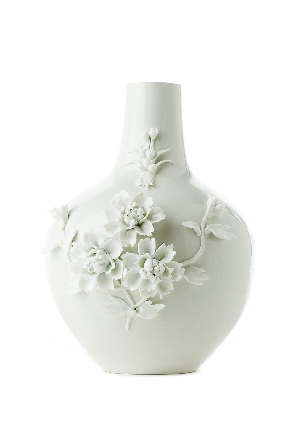 White Porcelain Vase | Pols Potten 3D Rose | Oroa.com