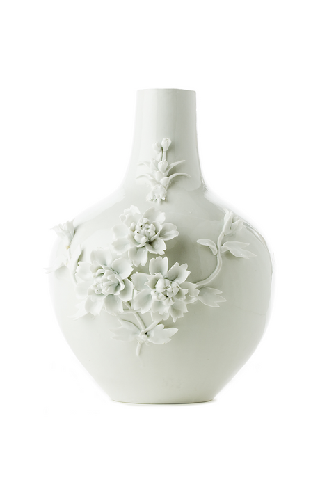 White Porcelain Vase | Pols Potten 3D Rose | Oroa.com