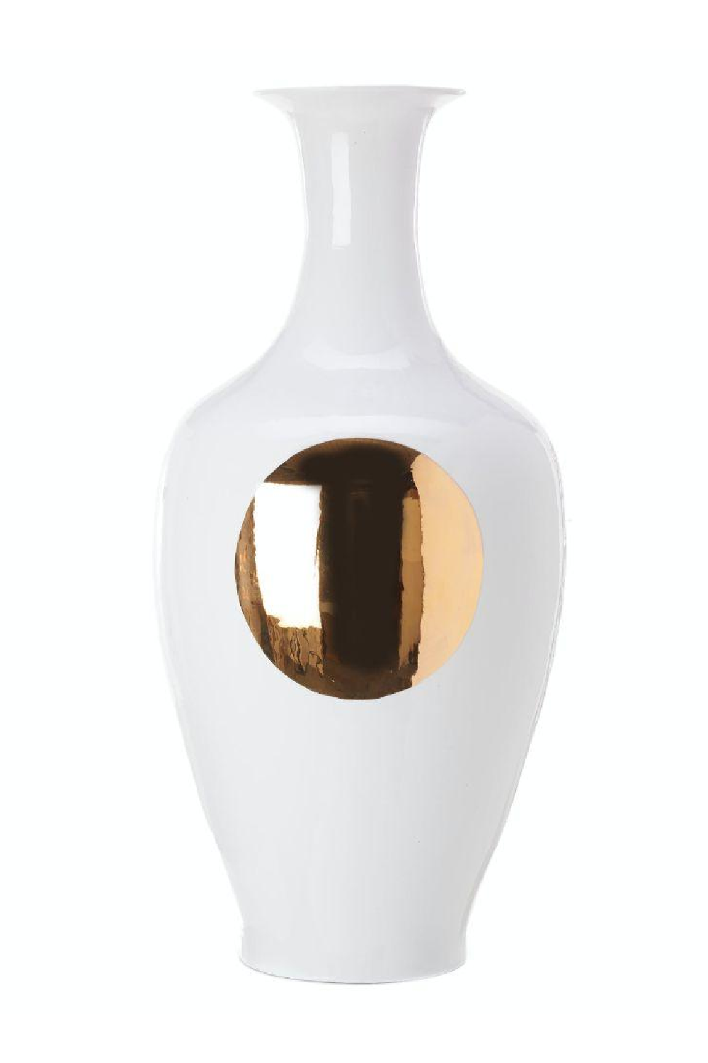 Decorative Porcelain Vase | Pols Potten Dots Gold | Oroatrade.com