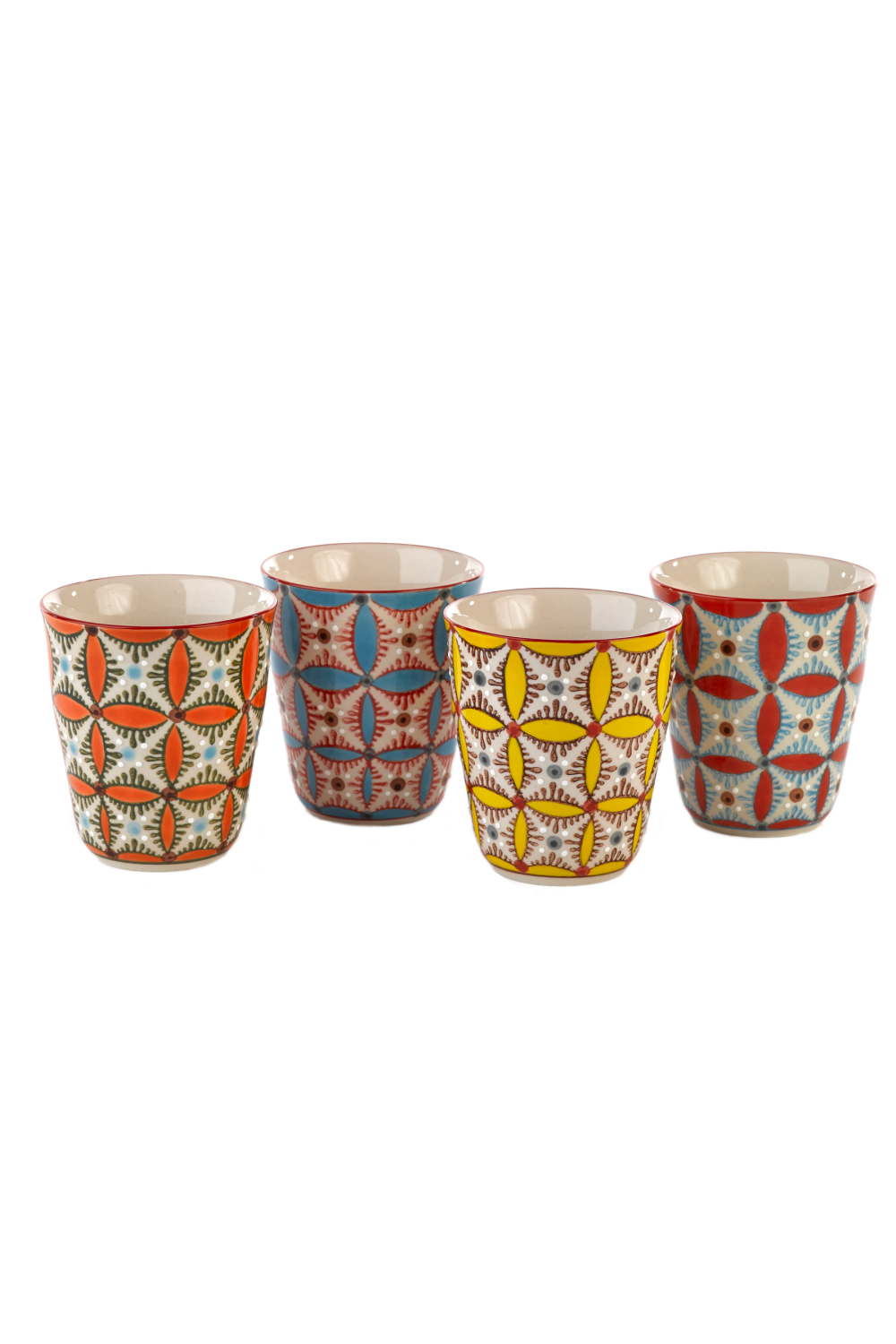 Glazed Ceramic Cups | Pols Potten Hippy