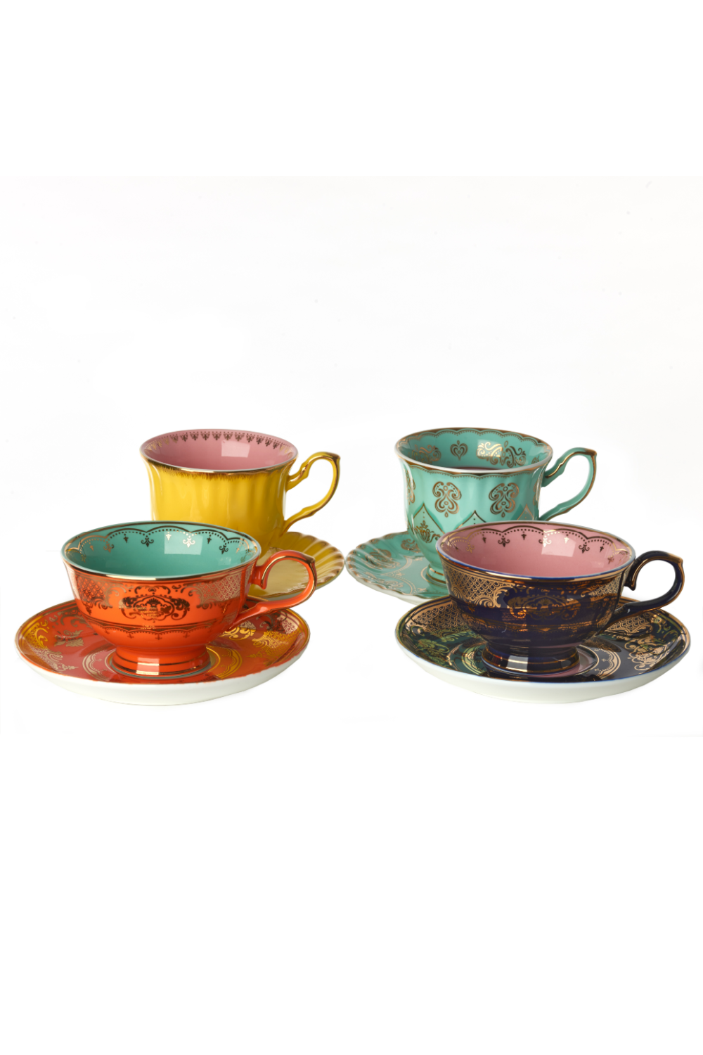 Glazed Porcelain Teacup | Pols Potten Grandpa | Oroa.com