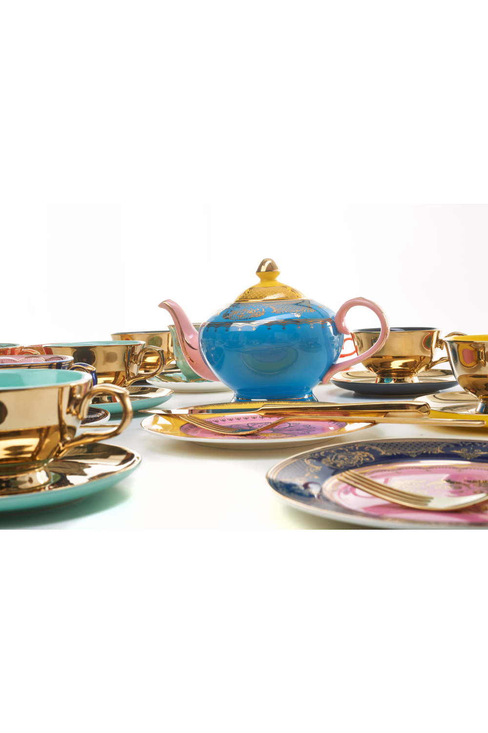 Glazed Porcelain Side Plates (4) | Pols Potten Grandpa | Oroa.com