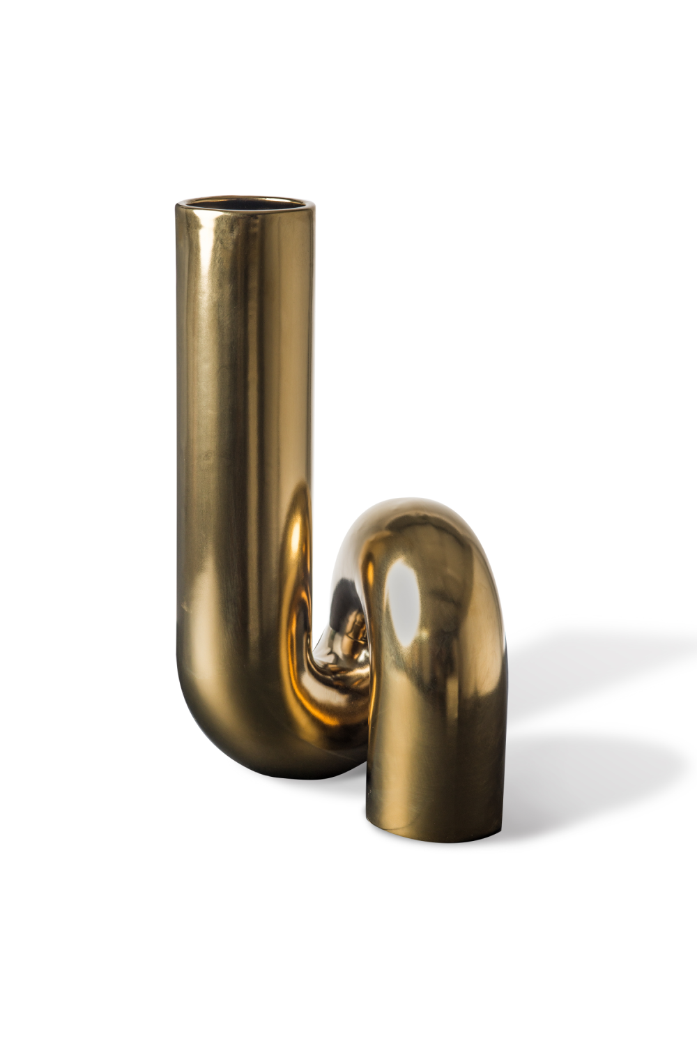 Gold Ceramic Modern Vase | Pols Potten Yourtube | Oroa.com