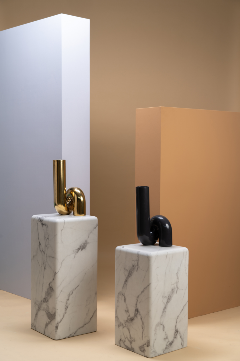 Gold Ceramic Modern Vase | Pols Potten Yourtube | Oroa.com