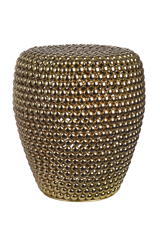 Brass Metal Stool | Pols Potten Dot | OROA.com