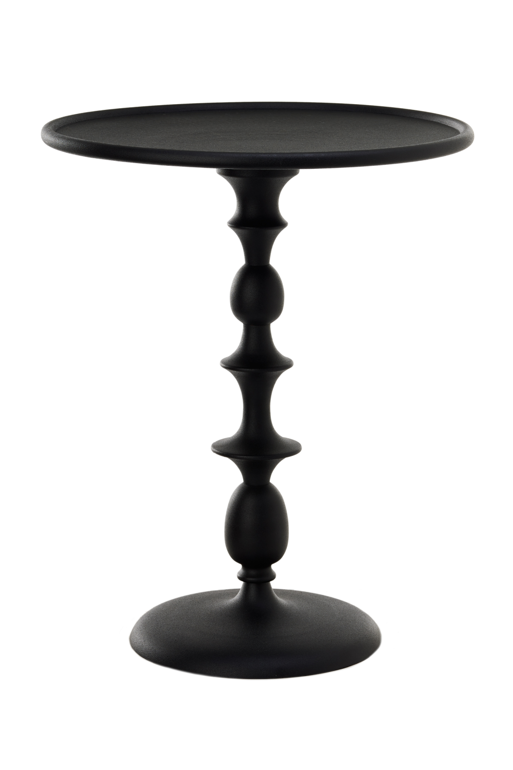 Black Pedestal Side Table | Pols Potten Classic | Oroa.com