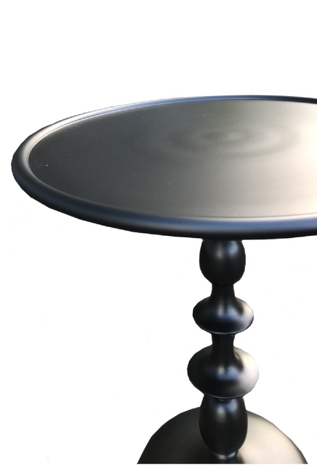 Black Pedestal Side Table | Pols Potten Classic | Oroa.com