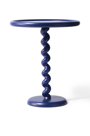 Modern Pedestal Side Table (2) | Pols Potten Twister | Oroa.com