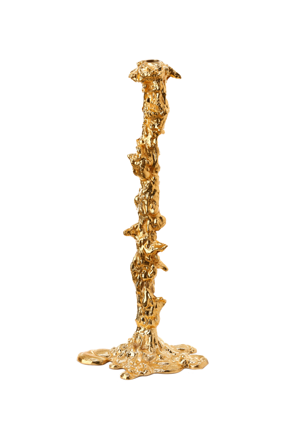 Gold Candle Holder XXL | Pols Potten Drip | Oroa.com