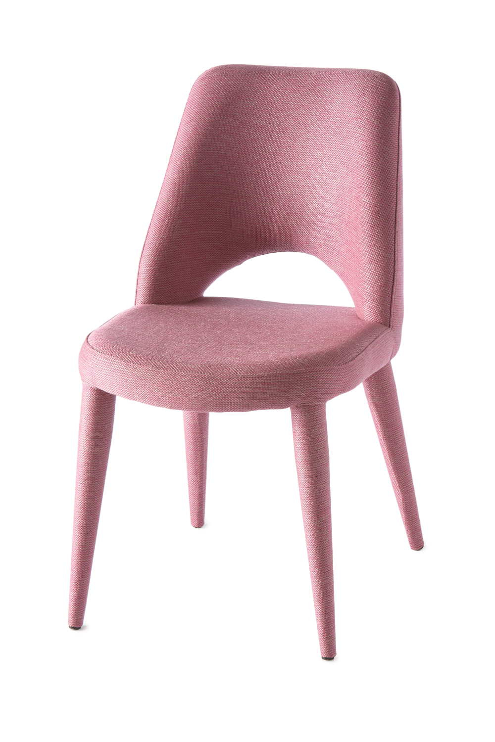 Cut-Out Back Fabric Dining Chair | Pols Potten Holy | Oroa.com