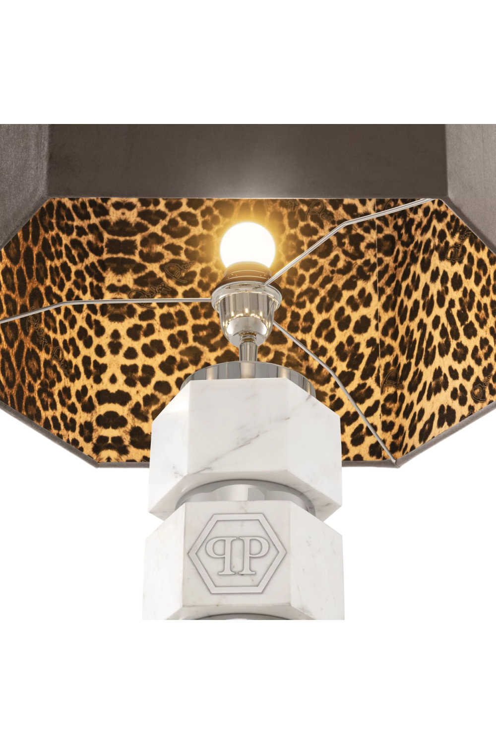 Marble Stemmed Table Lamp | Philipp Plein Hexagon | Oroa.com
