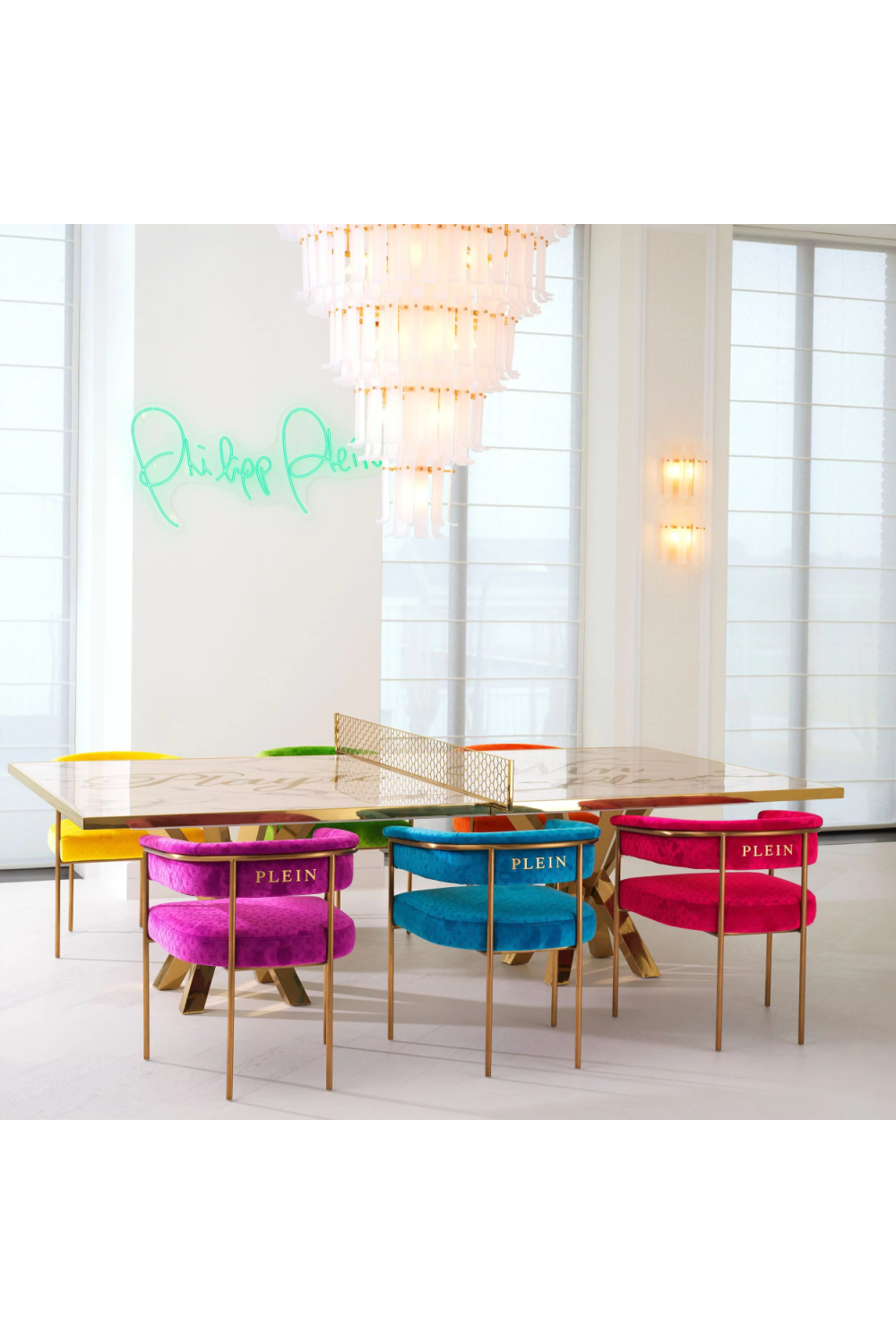 Art Deco Netted Dining Table | Philipp Plein Play | OROA.com