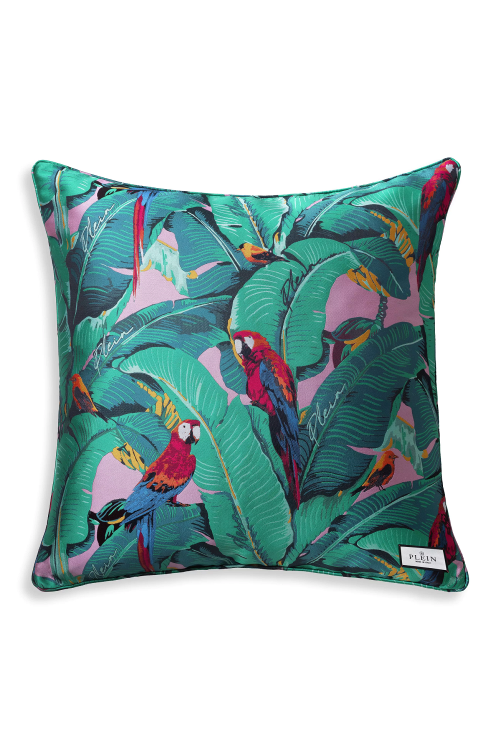 Wildlife Design Jacquard Cushion M | Philipp Plein Parrot | Oroa.com