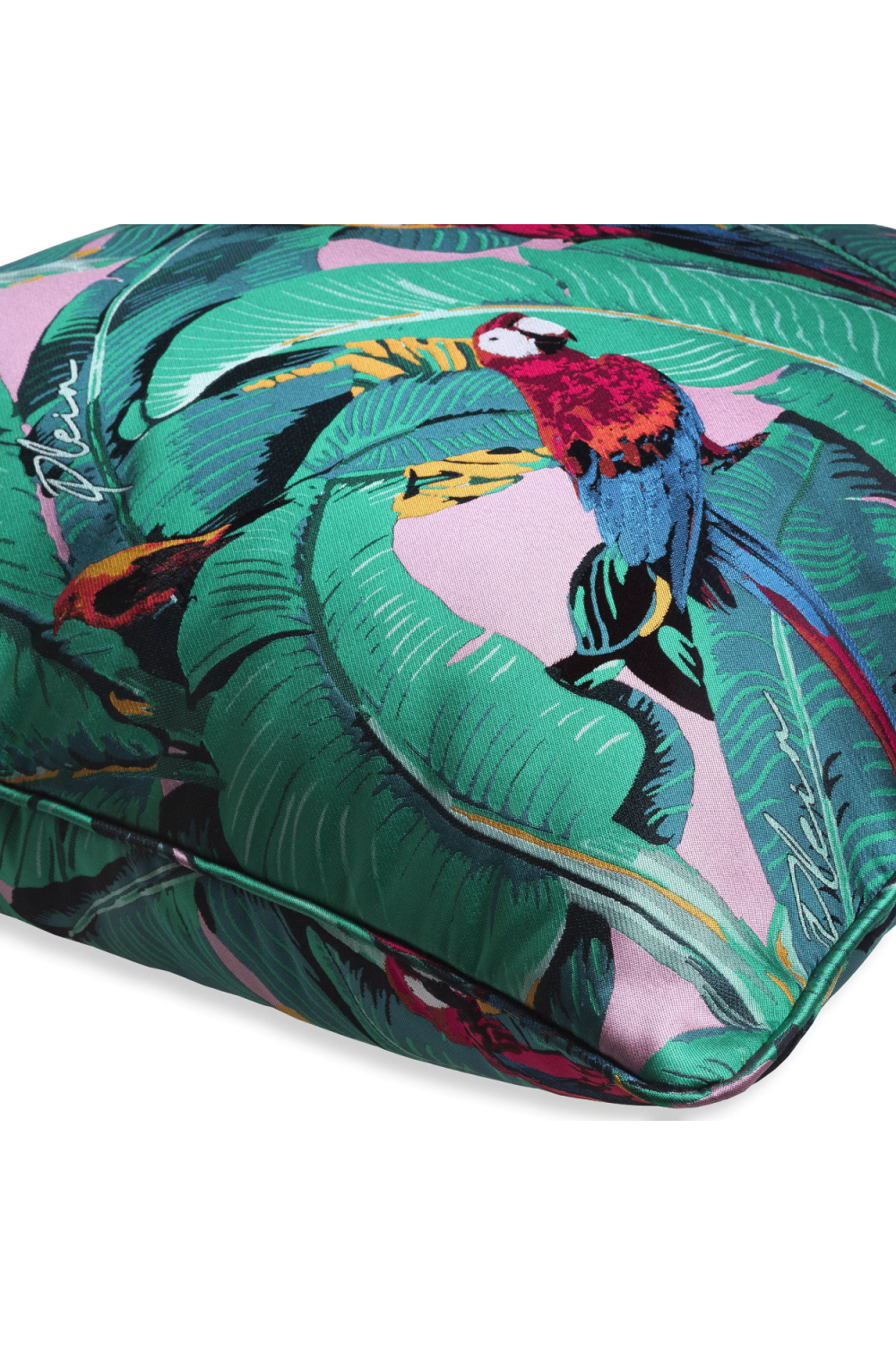 Wildlife Design Jacquard Cushion M | Philipp Plein Parrot | Oroa.com