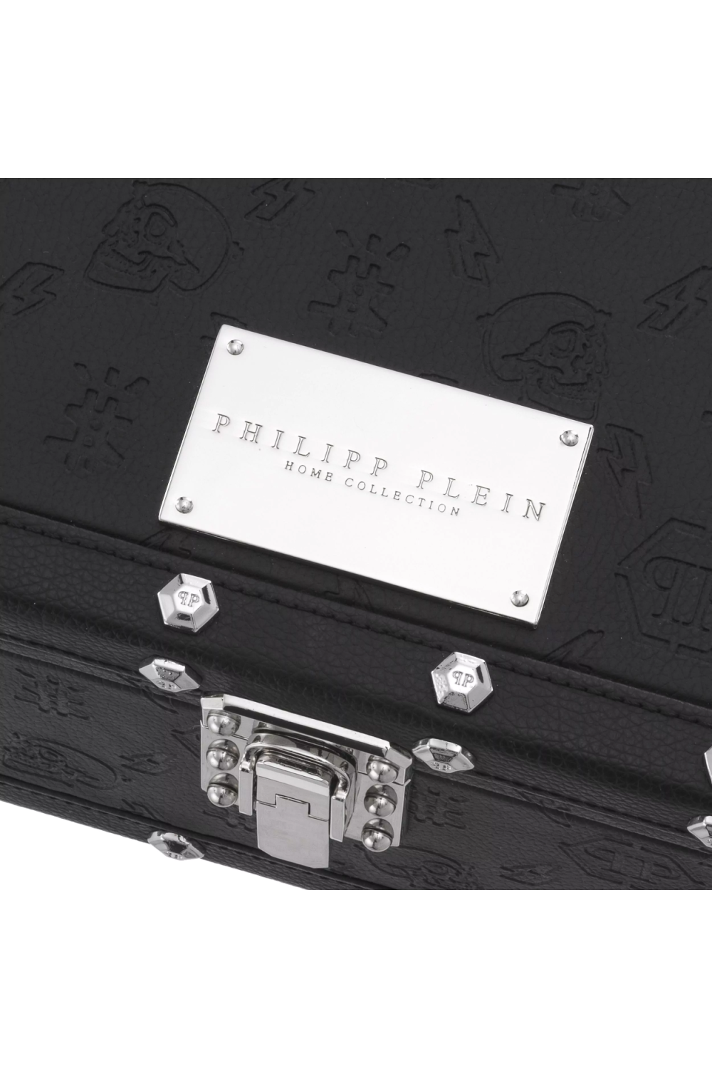 Black Leather Watch Box | Philipp Plein No Limit | Oroa.com