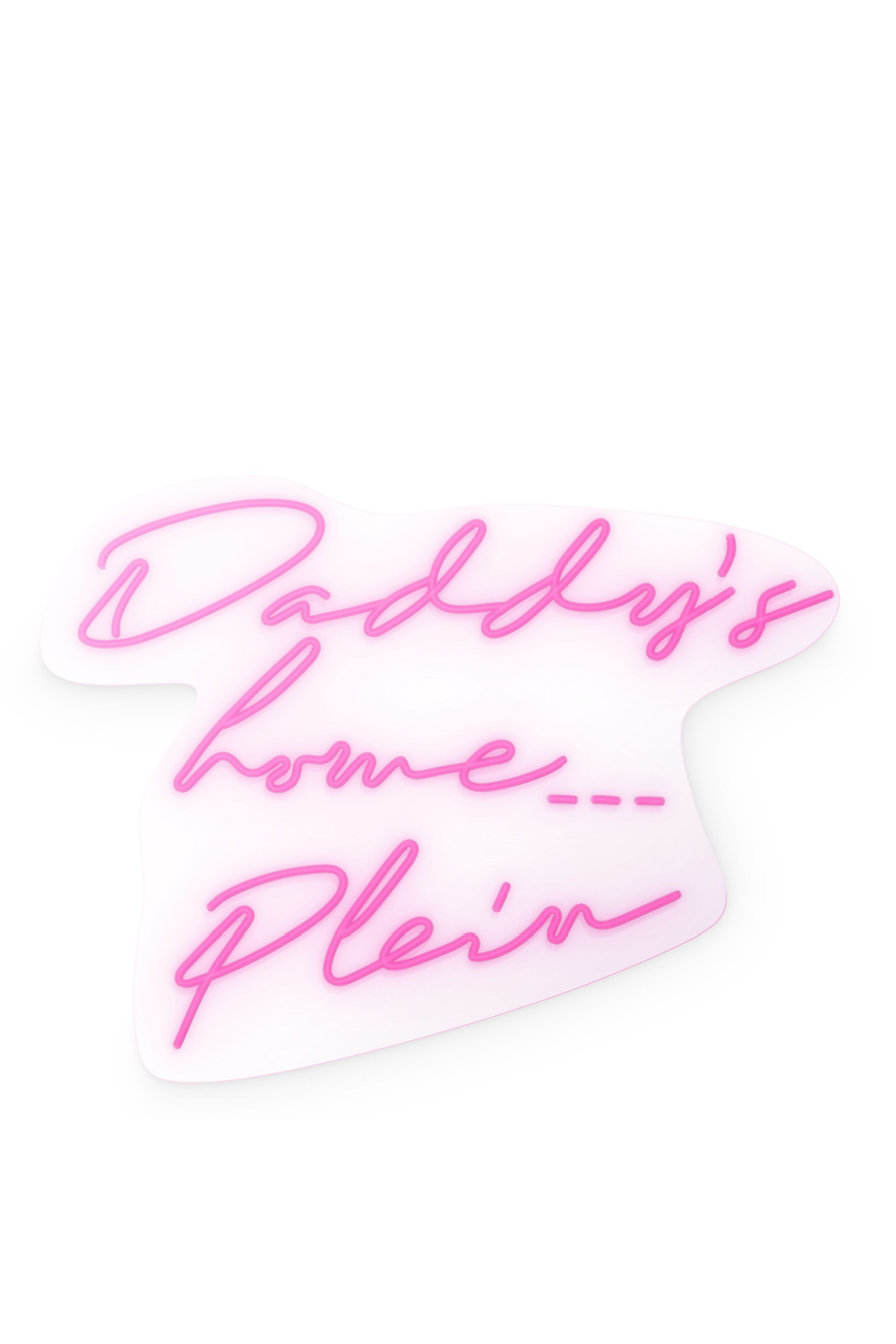 Pink Neon Wall Art | Philipp Plein Neon Daddy's Home | Oroa.com