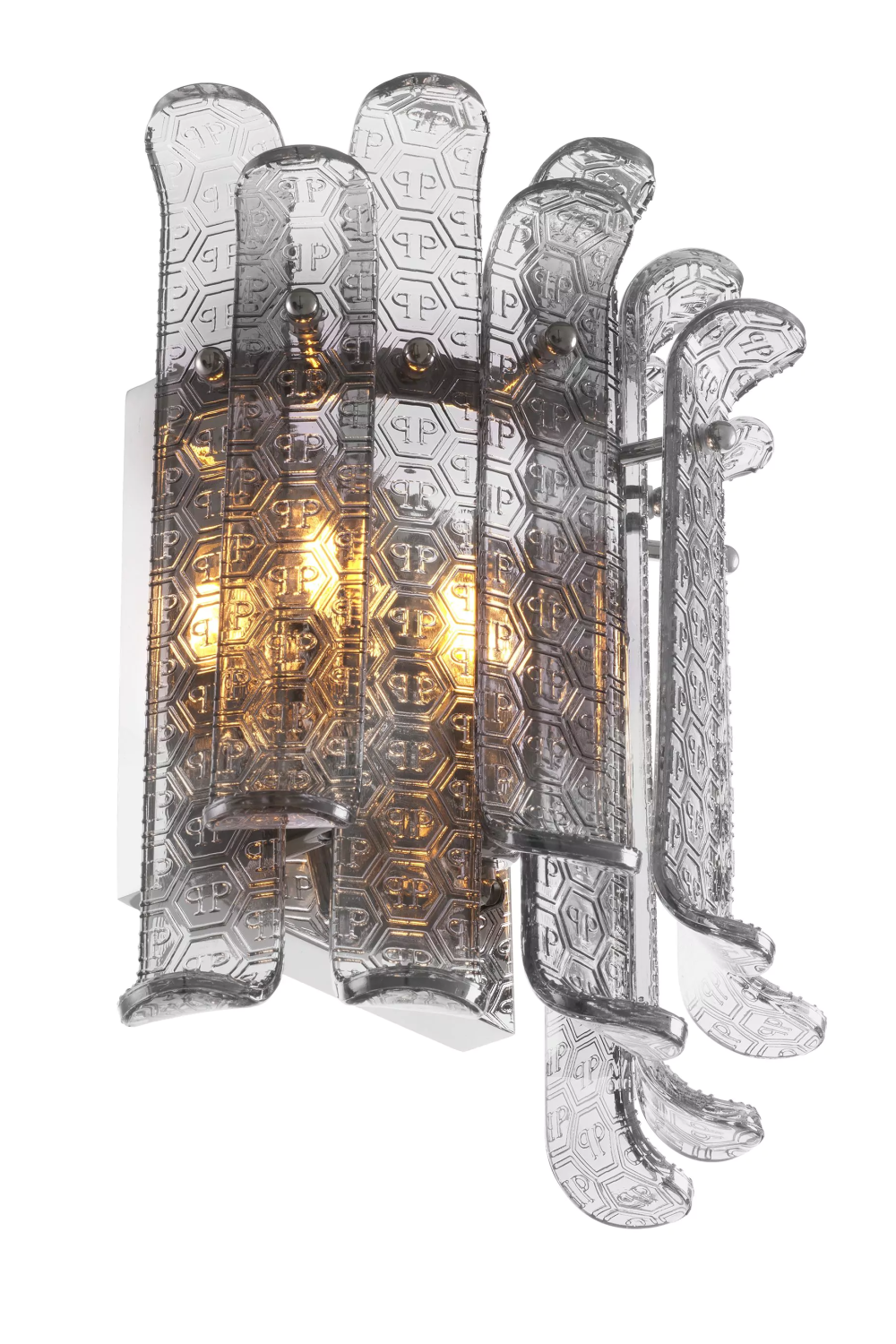 Smoked Contemporary Glass Wall Lamp | Philipp Plein Rodeo Drive | Oroa.com