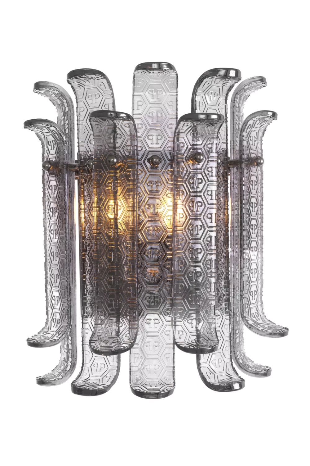 Smoked Contemporary Glass Wall Lamp | Philipp Plein Rodeo Drive | Oroa.com