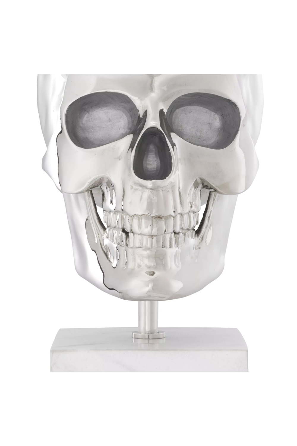 Platinum Sculptural Deco Object L | Philipp Plein Skull | Oroa.com