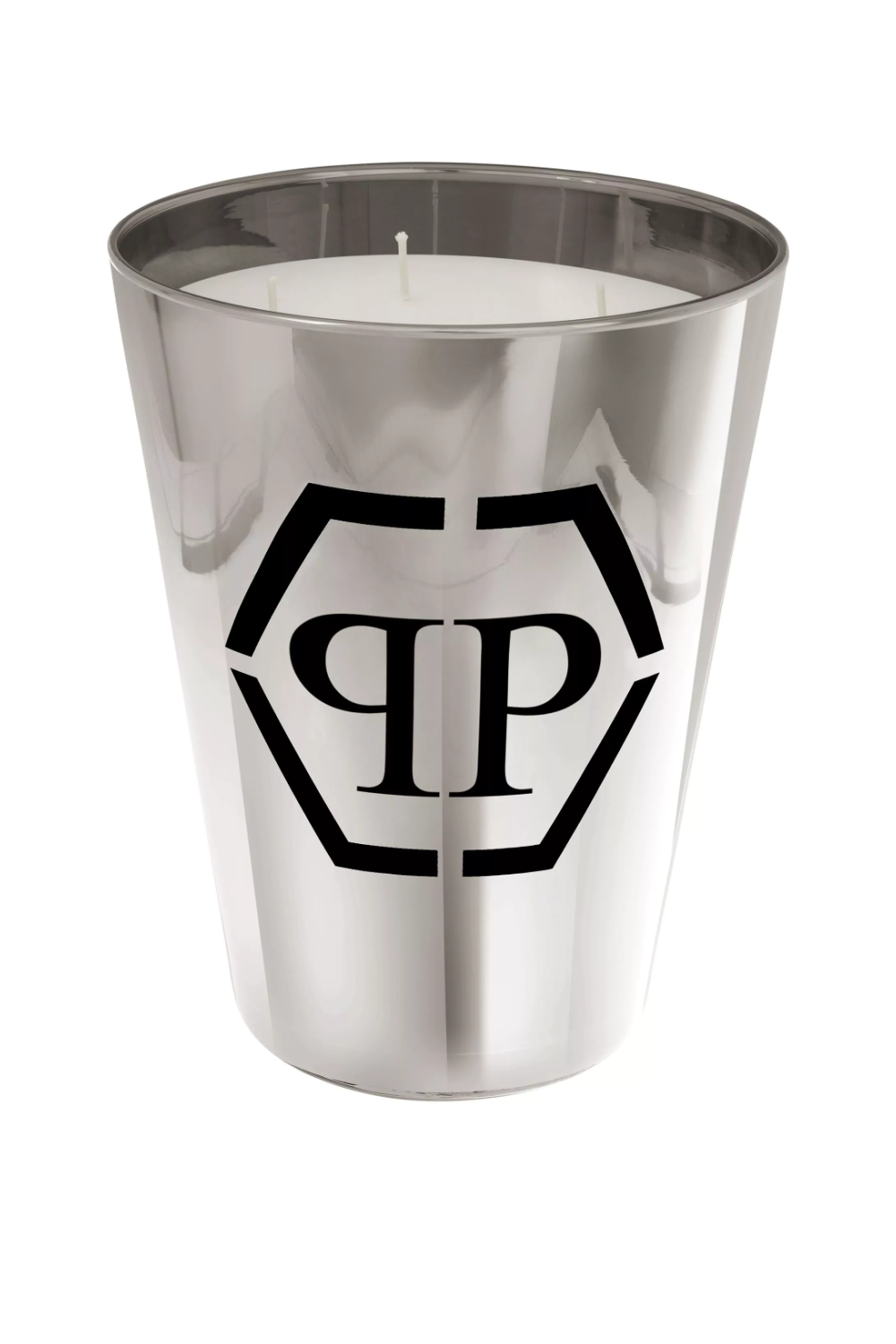 Platinum Glass Scented Candle - L | Philipp Plein Empire | OROA.com