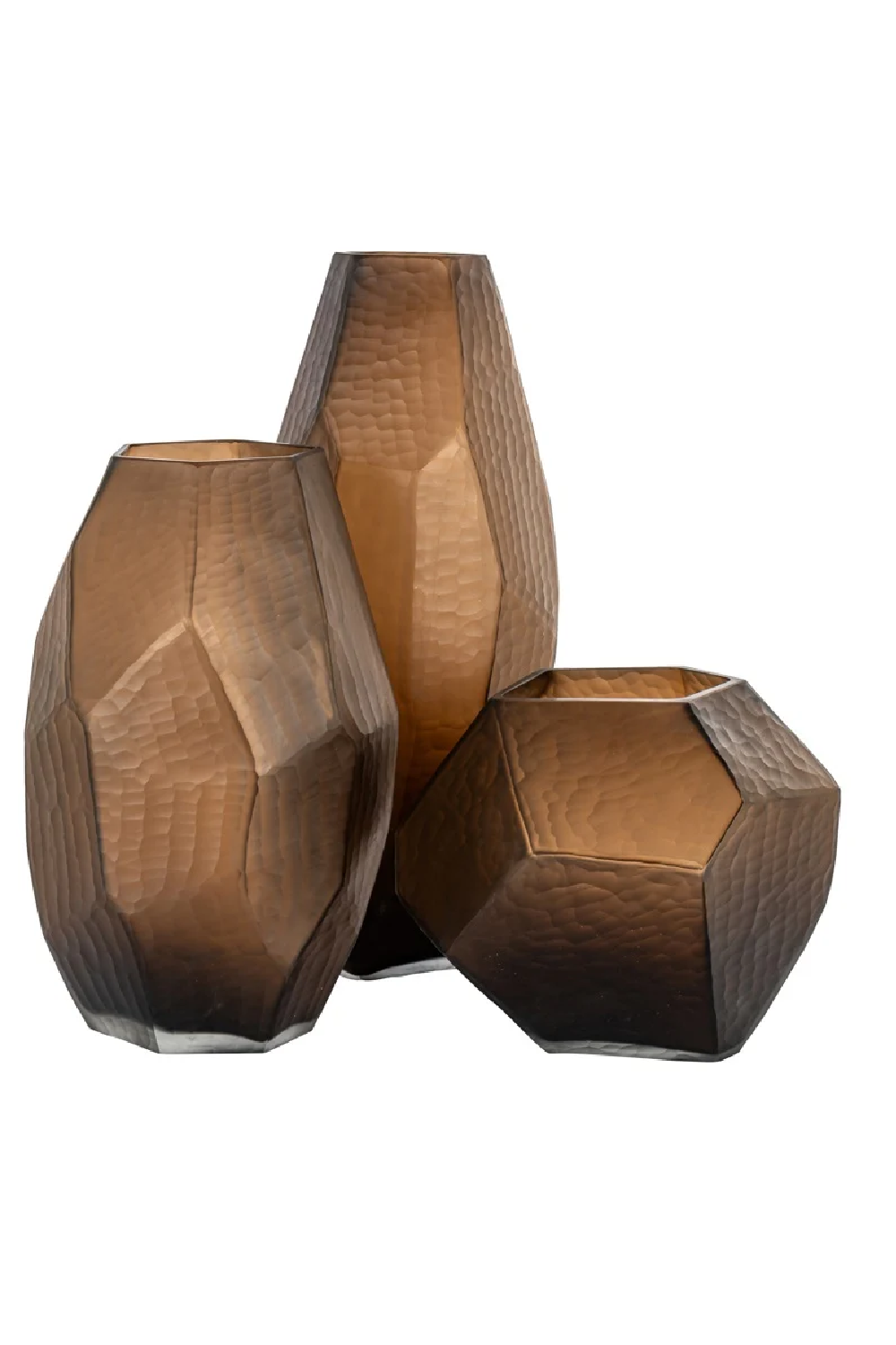Faceted Glass Bud Vase | OROA Alexis | Oroatrade.com