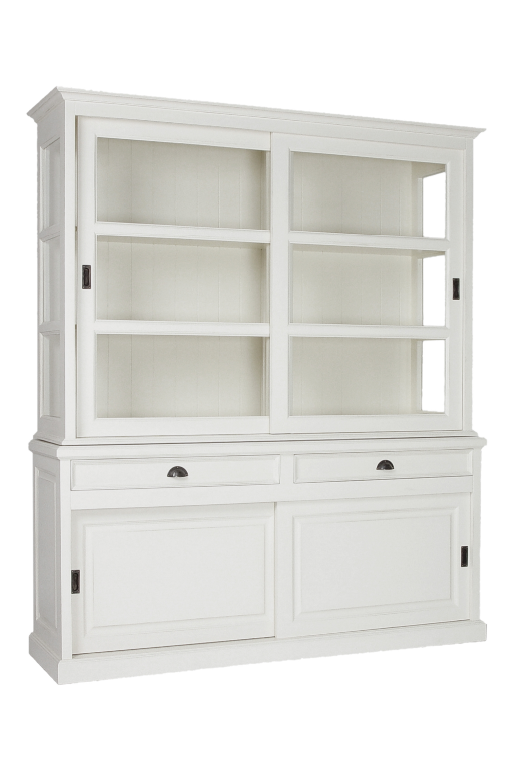 White 2-Drawer Display Cabinet | Oroa | Oroa.com