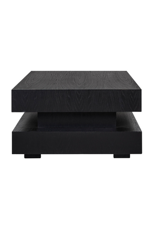 H-Shape Black Oak Coffee Table | Richmond Interiors Oakura | OROA.com