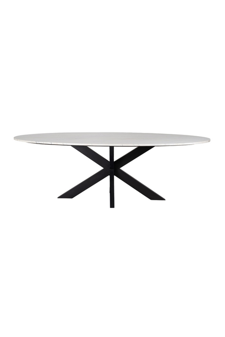 Oval Marble Dining Table | Richmond Interiors Lexington | Oroa.com