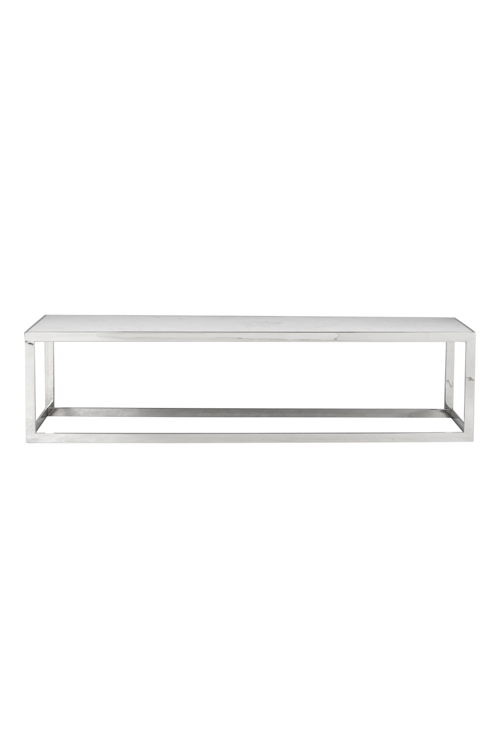 Silver Framed Marble TV Unit | Richmond Interiors Levanto | OROA.com