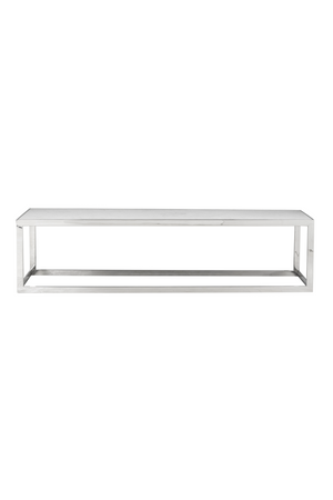 Silver Framed Marble TV Unit | Richmond Interiors Levanto | OROA.com