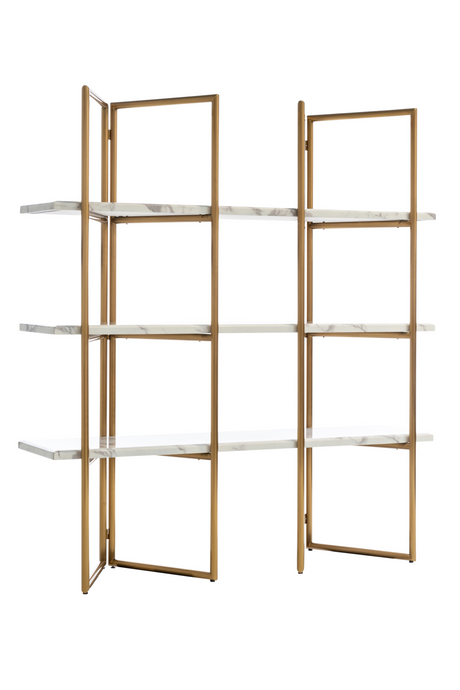 Gold Framed Marble Cabinet | Richmond Interiors Lagrand | Oroa.com
