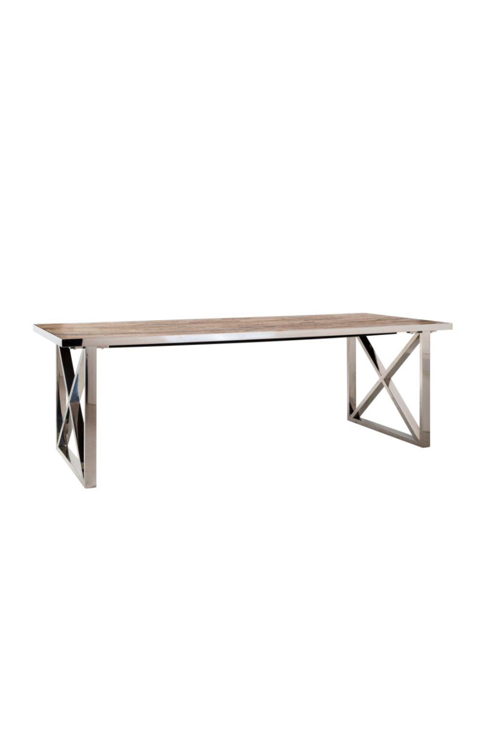 Recycled Elm Silver Dining Table M | OROA Redmond | OROA.com
