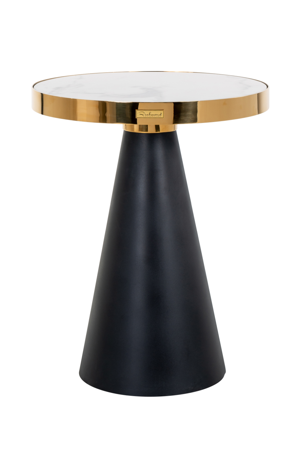 Round Marble Pedestal Side Table | OROA Odin | OROA.com
