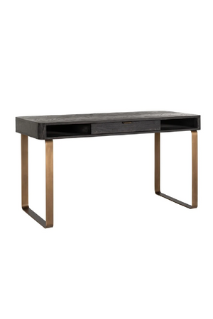 Black Modern Rustic Desk | Richmond Interiors Blackbone | Oroa.com