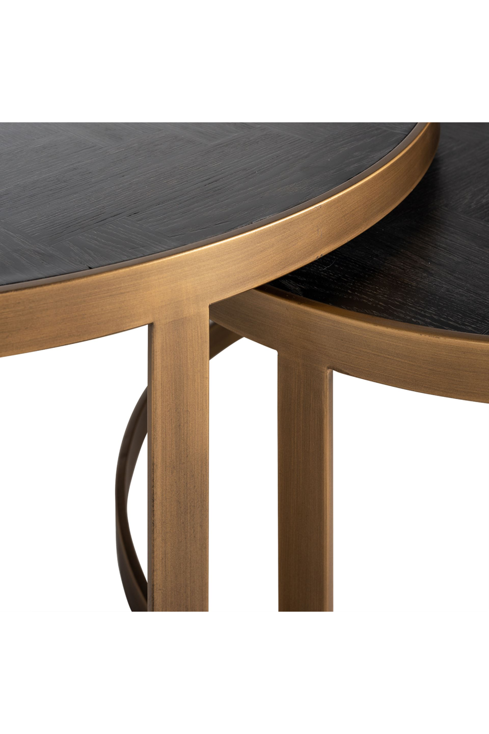 Black Oak Nested Coffee Tables (2) | Richmond Interiors Blackbone | Oroa.com