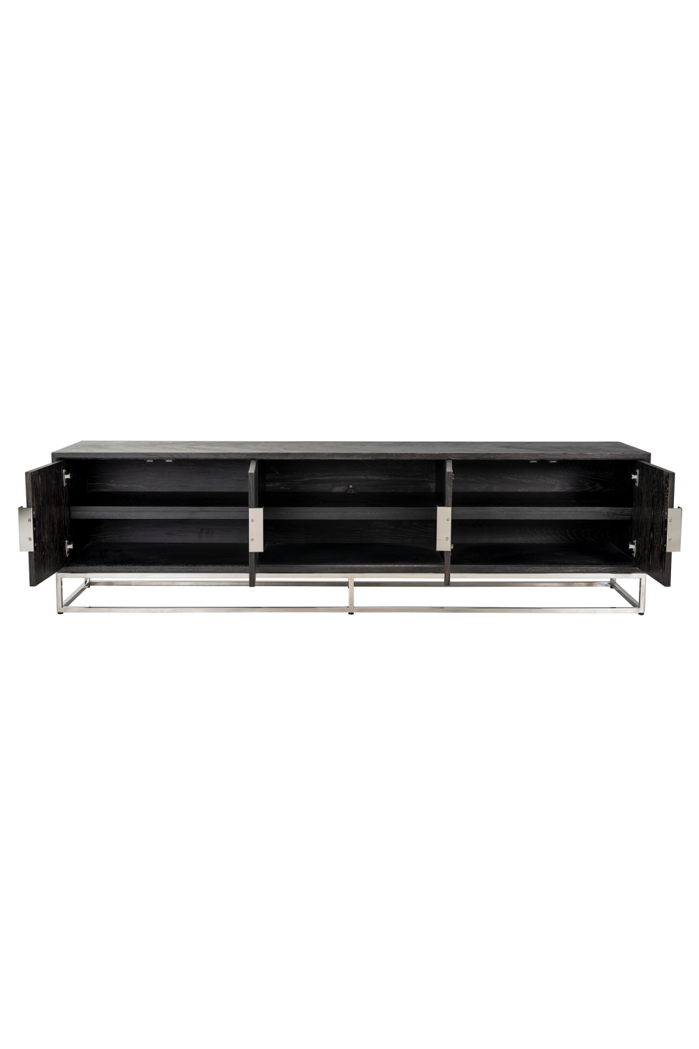 Black Oak 4 Door TV Sideboard | Richmond Interiors Blackbone | OROA.com