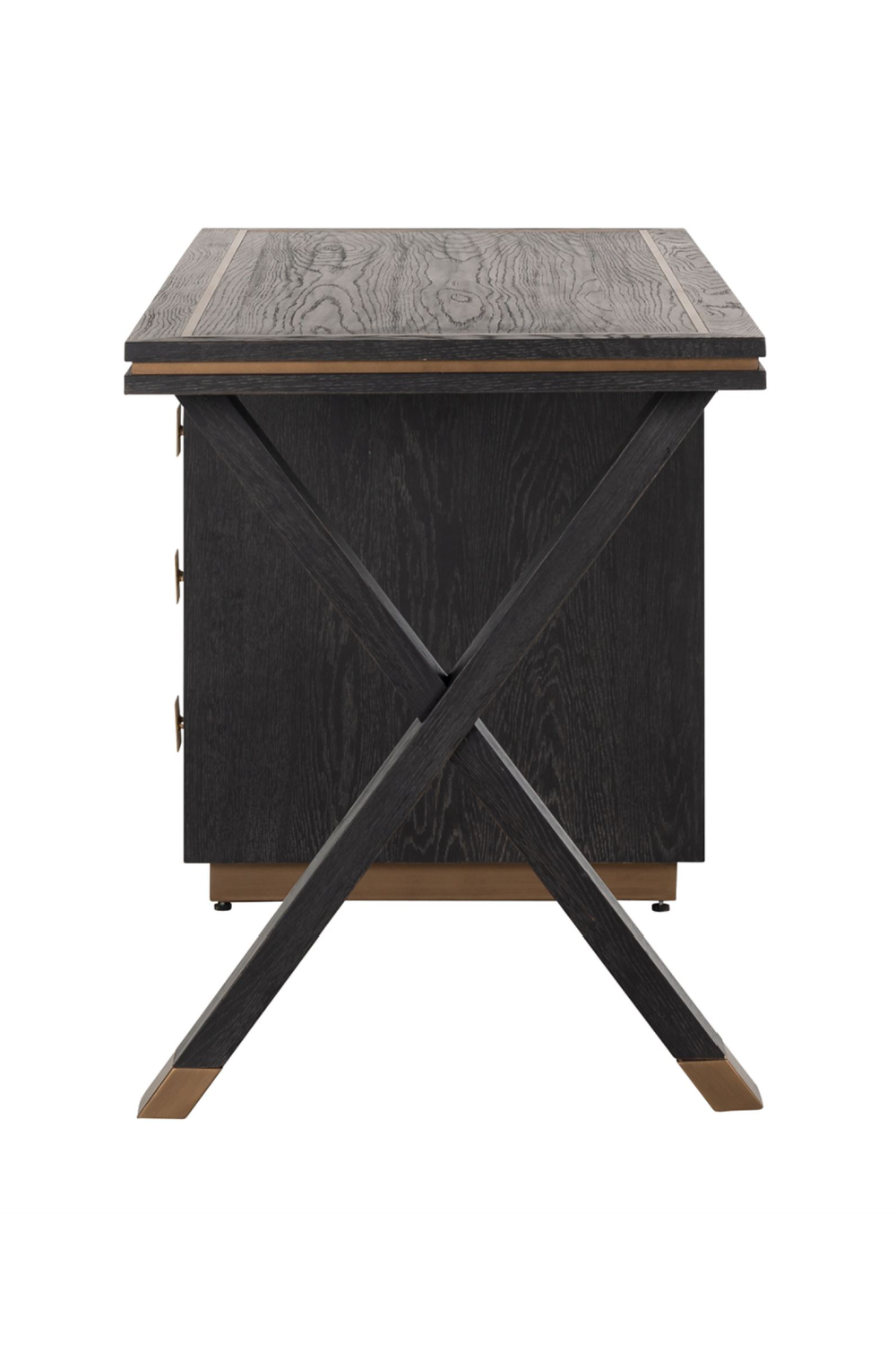 Wooden Desk With 3 Drawers | Richmond Interiors Hunter | Oroa.com