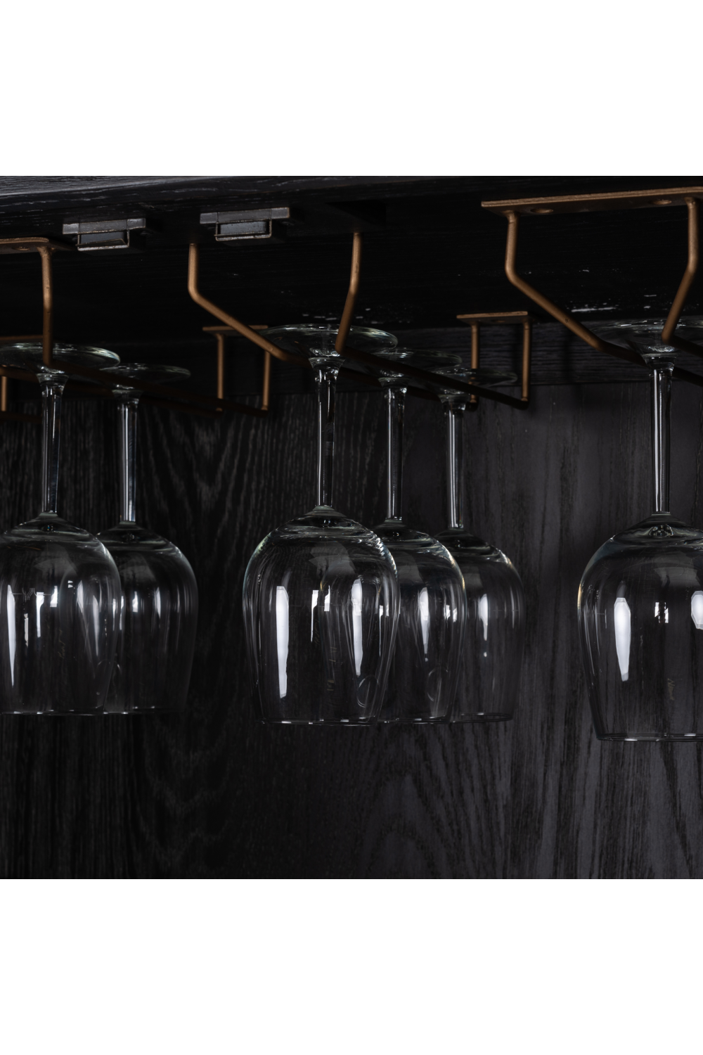 Wood Framed Leather Bar Cabinet | Richmond Interiors Bloomingville | OROA