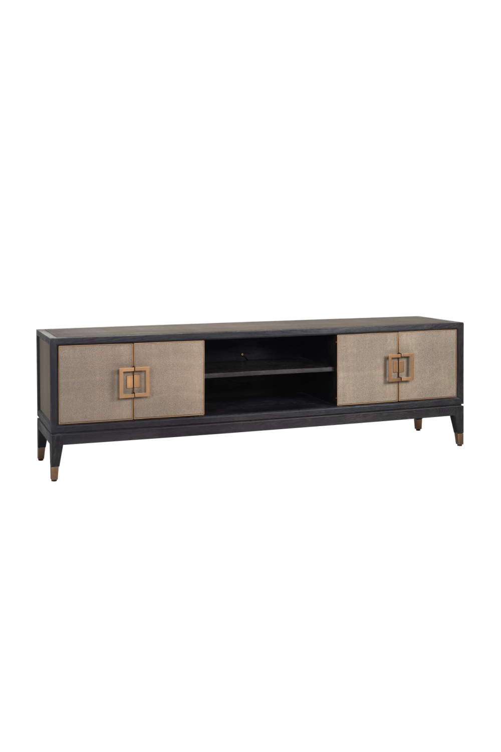 Modern Leather TV Unit | Richmond Interiors Bloomingville | Oroa.com