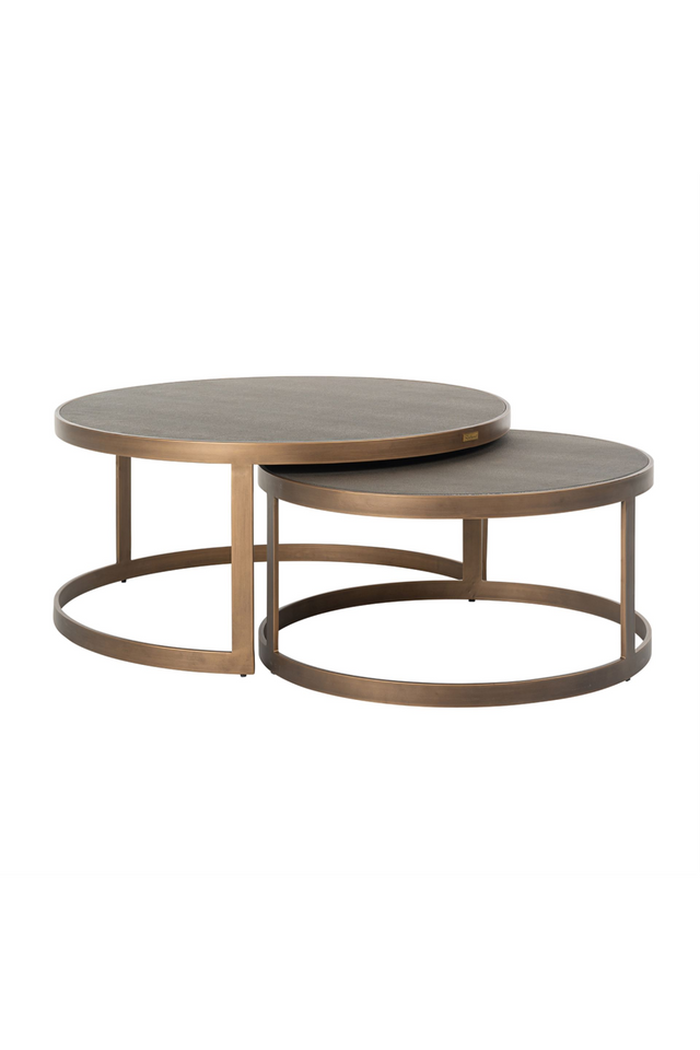 Round Nested Coffee Tables (2) | Richmond Interiors Bloomingville | Oroa.com